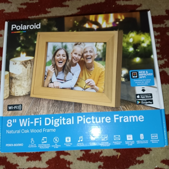 Polaroid 8" Digital Picture Frame.  new - Picture 4 of 4